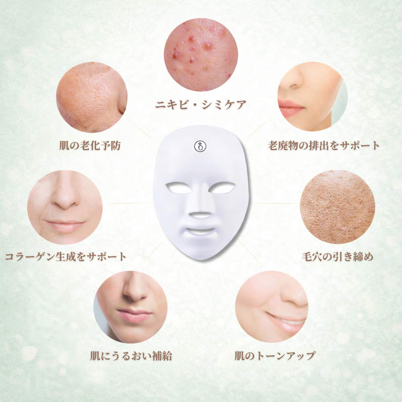 Mori Glow™｜7色LED美顔マスク