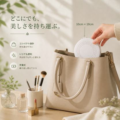 Mori Glow™｜女優ライト搭載コンパクトミラー