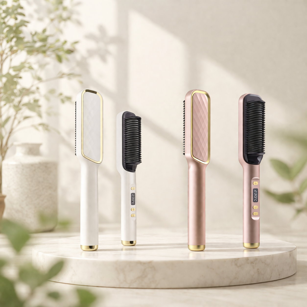 Mori Glow™｜サロン品質ストレートブラシ